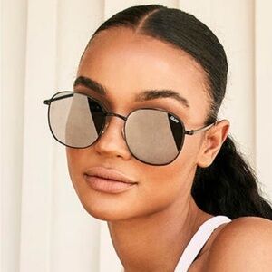 Quay 53mm ‘Jezabell’ Polarized Round Sunglasses